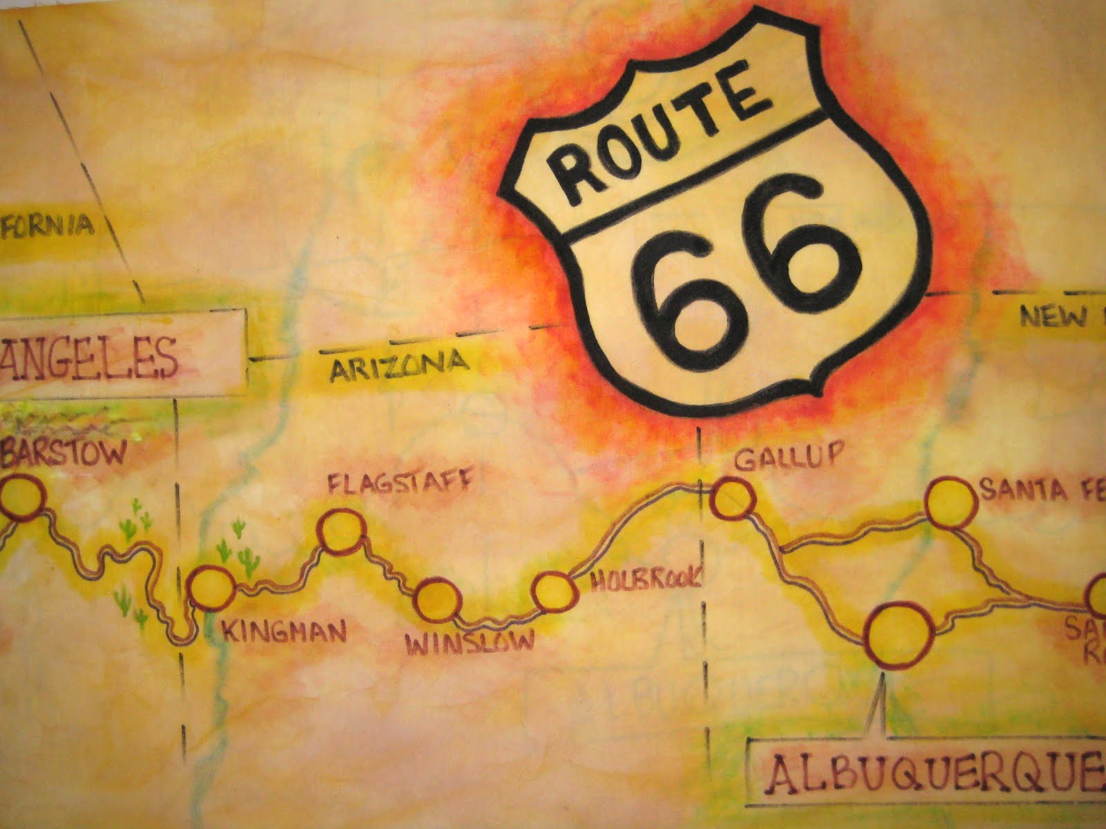 Route Map Wallpaper Version Of