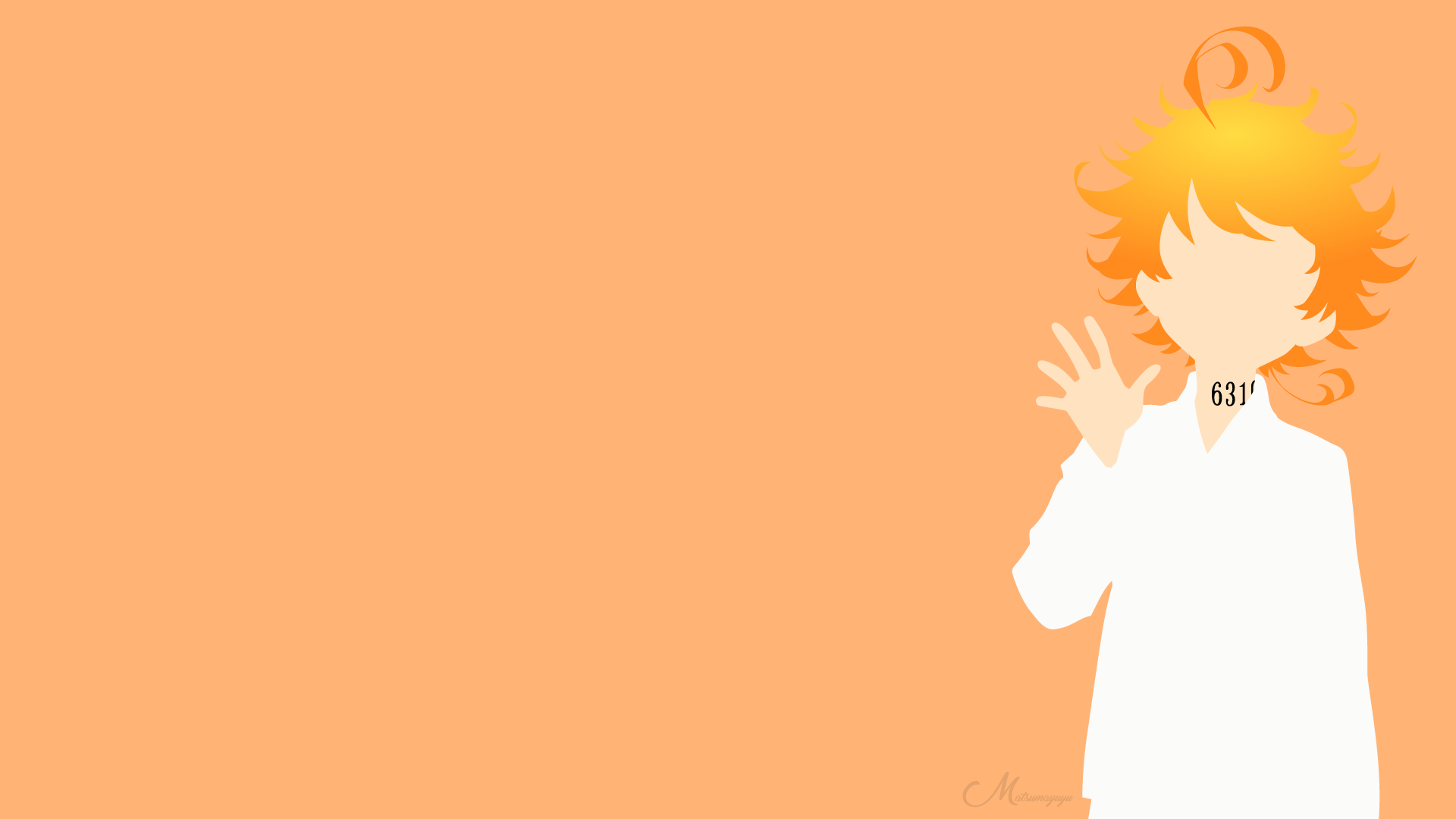 Emma From The Promised Neverland By Matsumayu Wallpaper