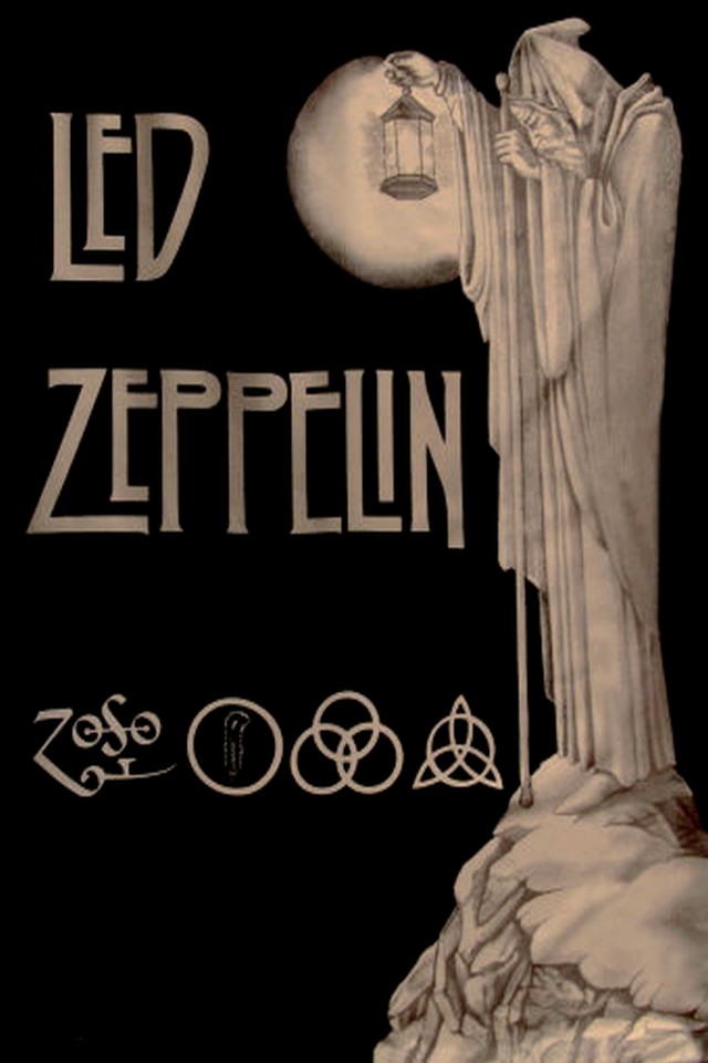 Led Zeppelin music artists wallpaper for iPhone download free