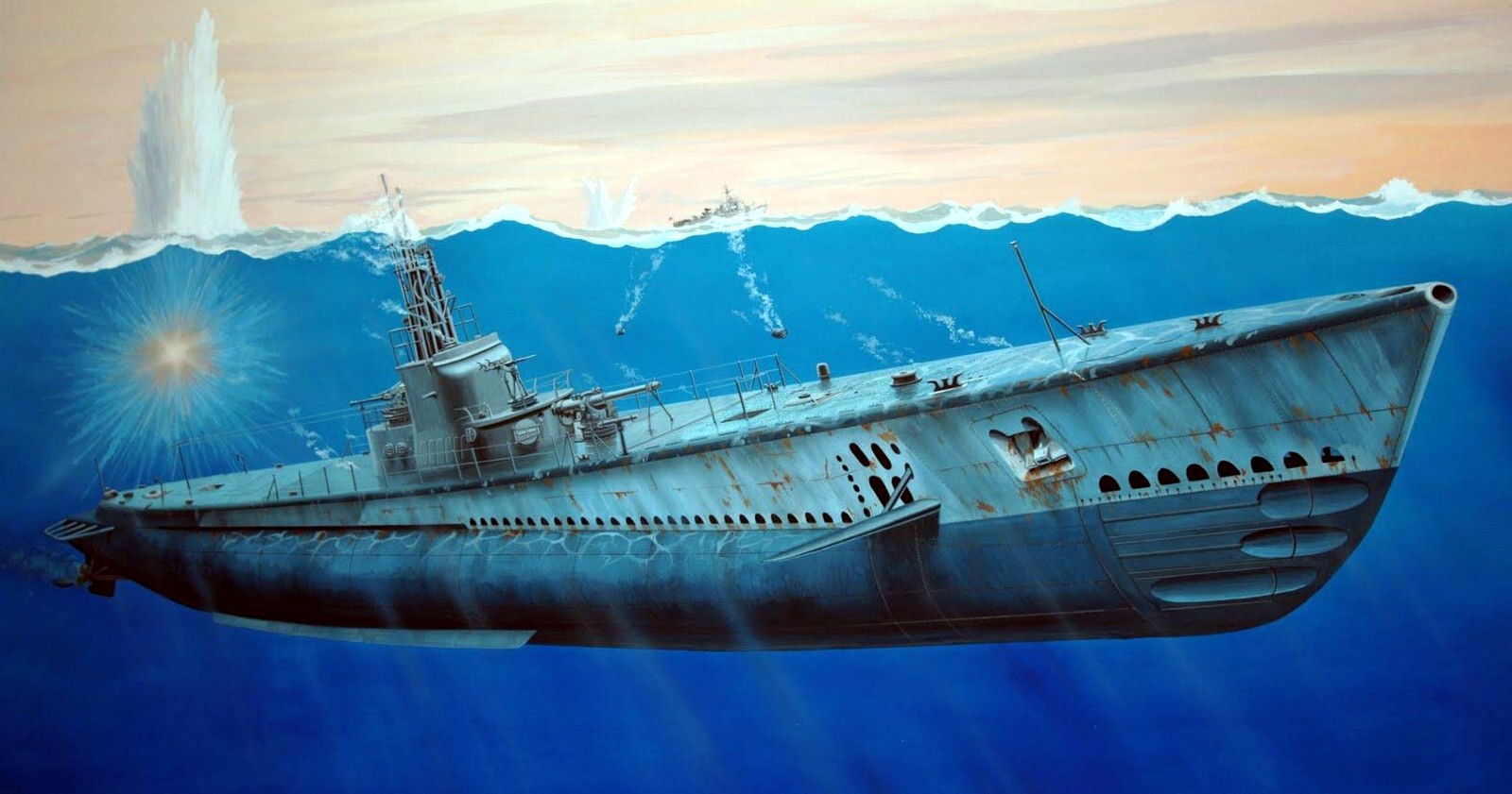 submarine Wallpaper Background 31695 1600x841