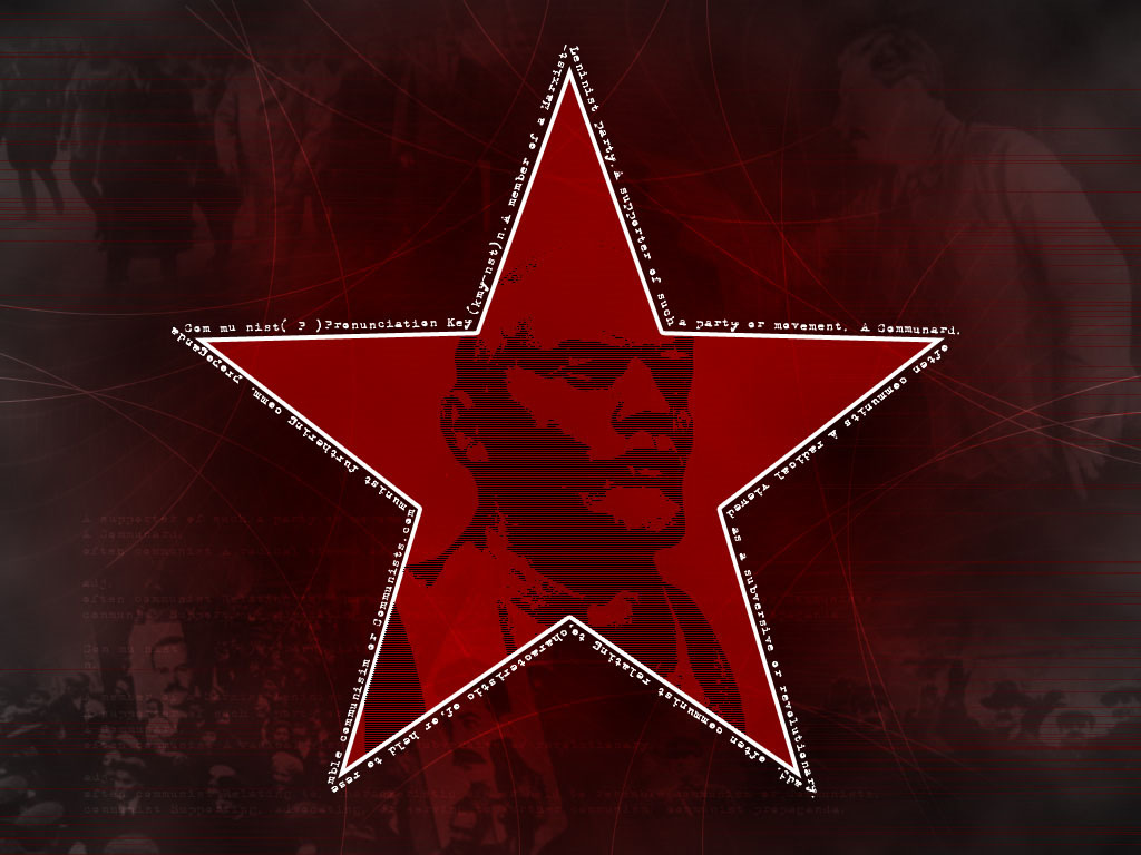 communism lenin star HD Wallpaper   General 403306 1024x768