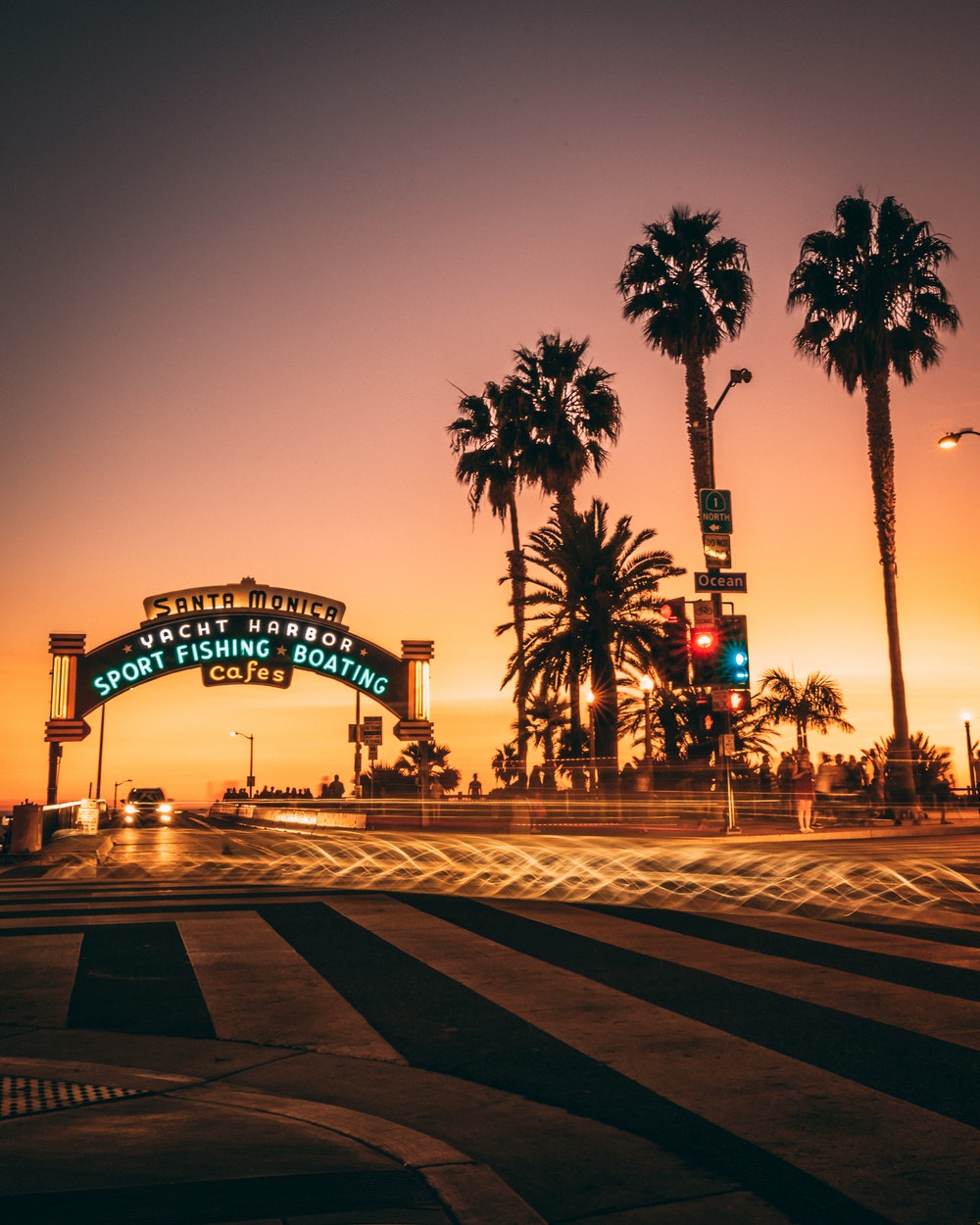 Santa Monica At Sunset HD Photo By Kevin Fremon Kevinfremon