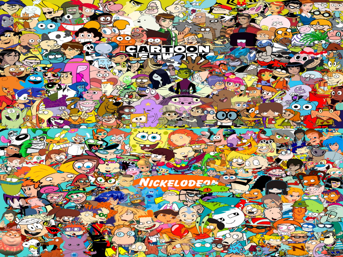 Cartoon Network And Nickelodeon By Mnwachukwu16 Wallpaper