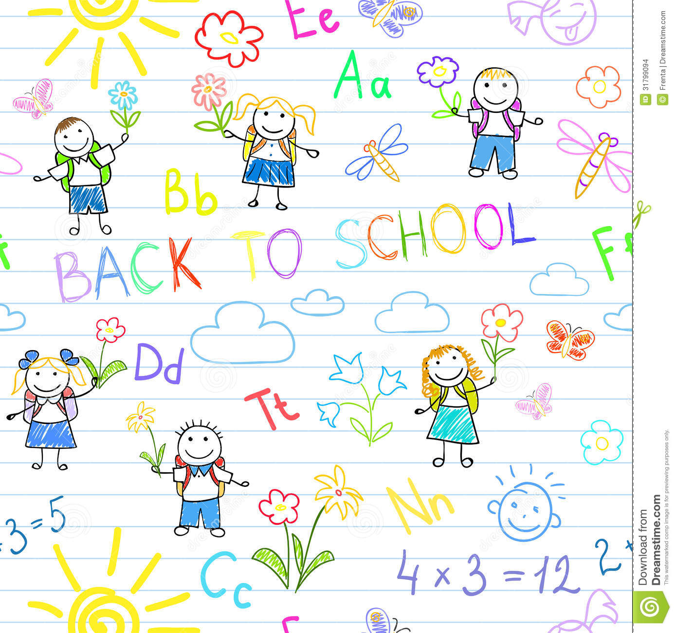 Back To School Backgrounds Back to school stock images