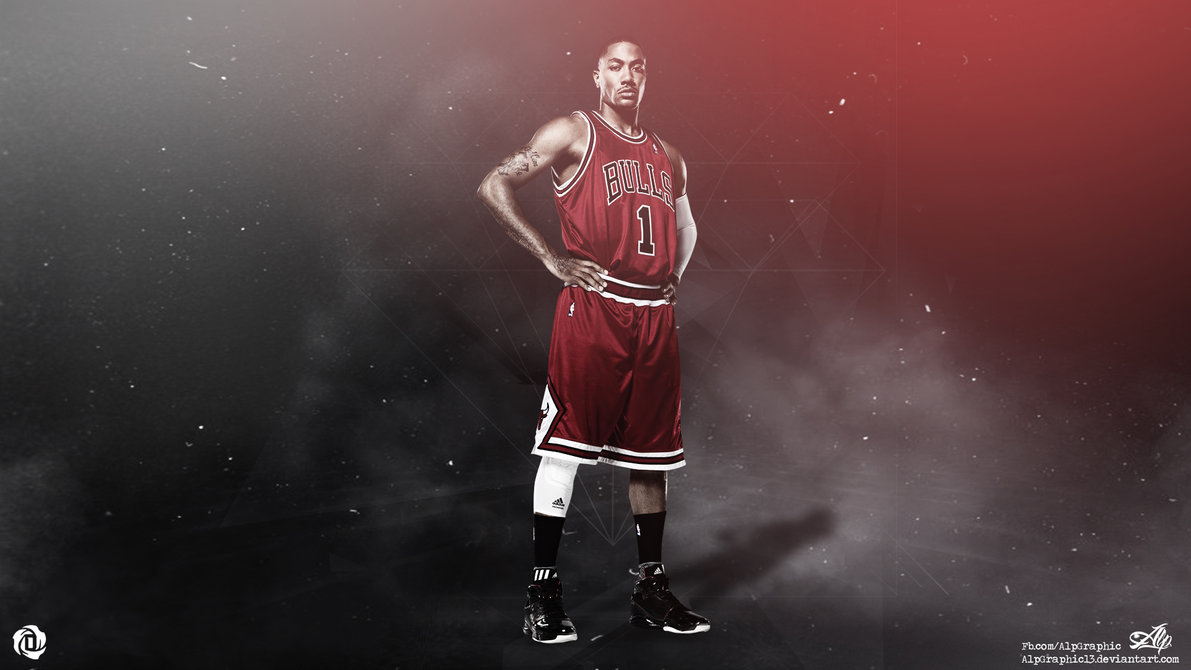 Derrick Rose Wallpaper by AlpGraphic13