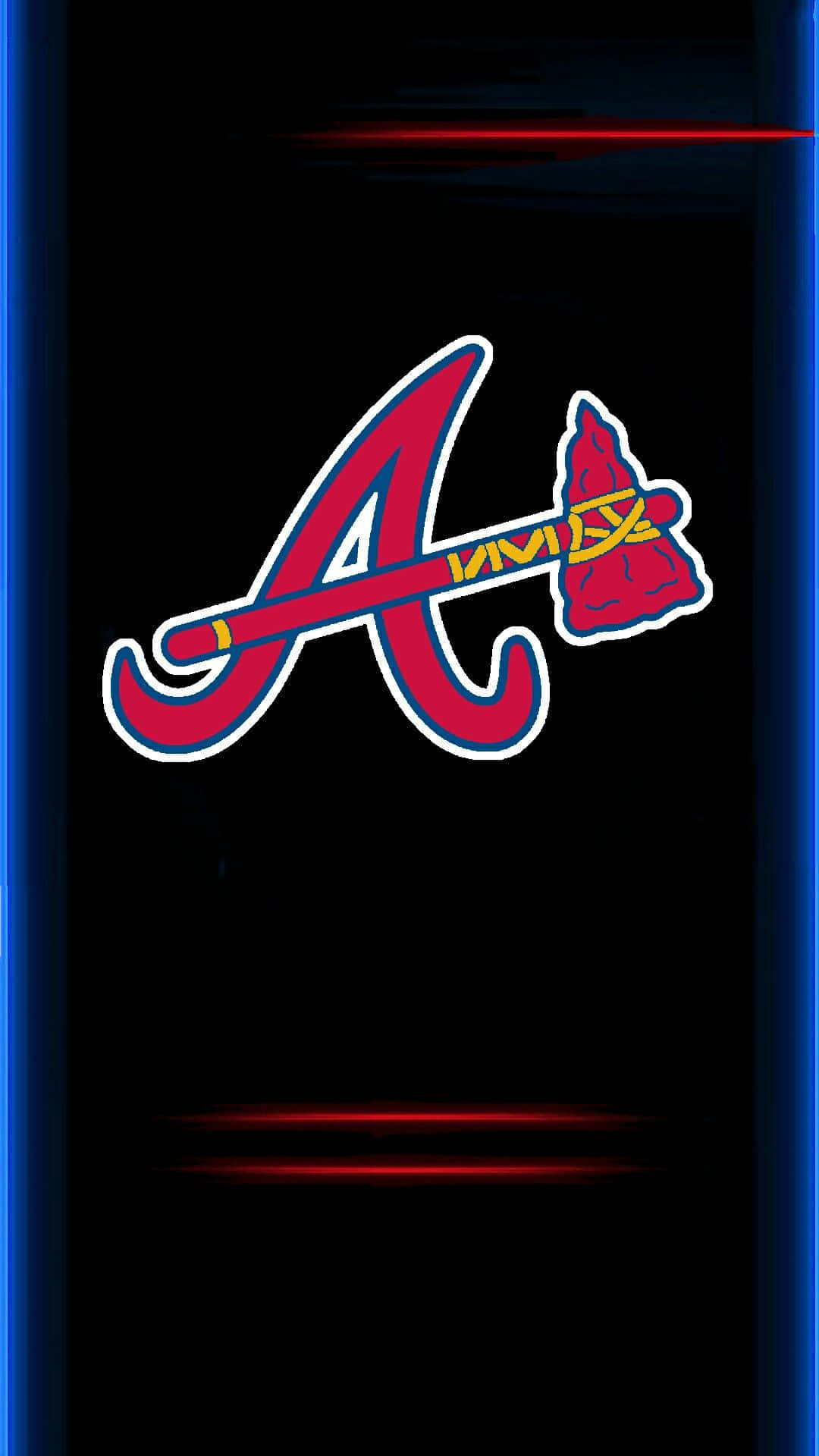 Get The Official Atlanta Braves Logo Wallpaper For Your iPhone