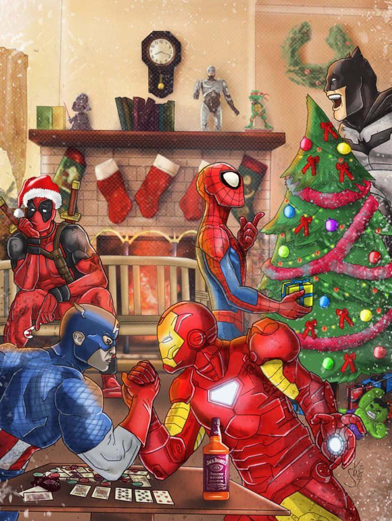 Download Image Take a Joyous Holiday Ride with these Marvel