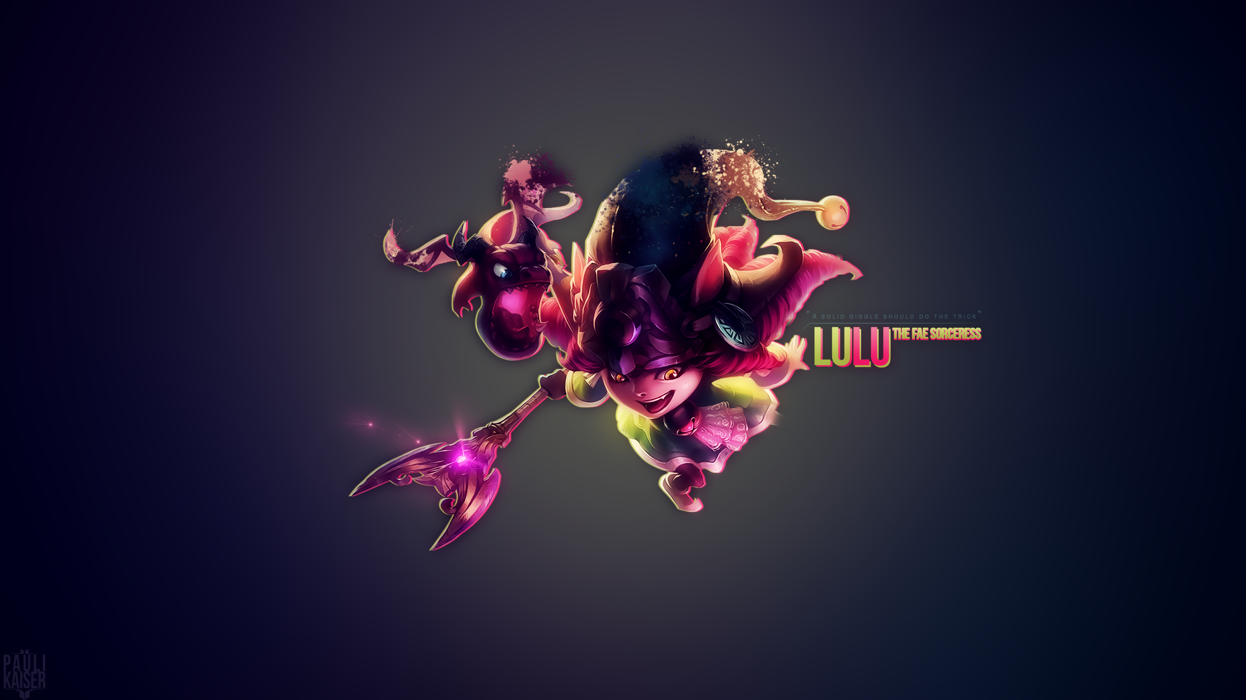 Dragon Trainer Lulu Dark Background Lolwallpaper