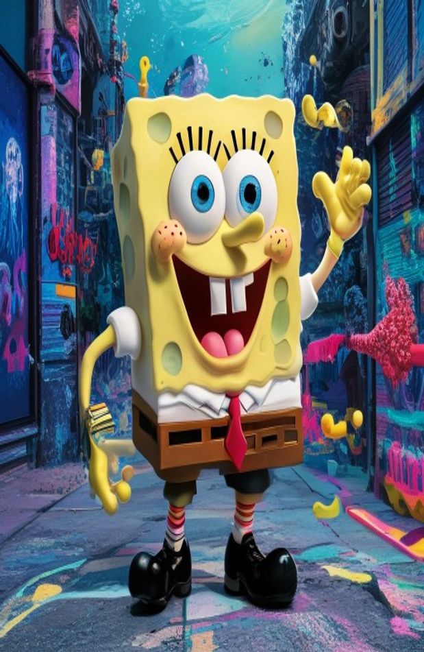 Spongebob Drip Wallpaper