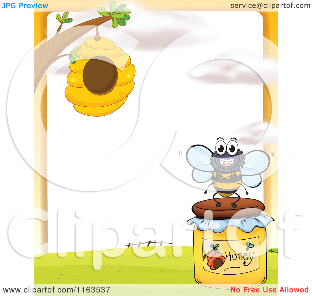 Honey Bee Hive Cartoon Of A And
