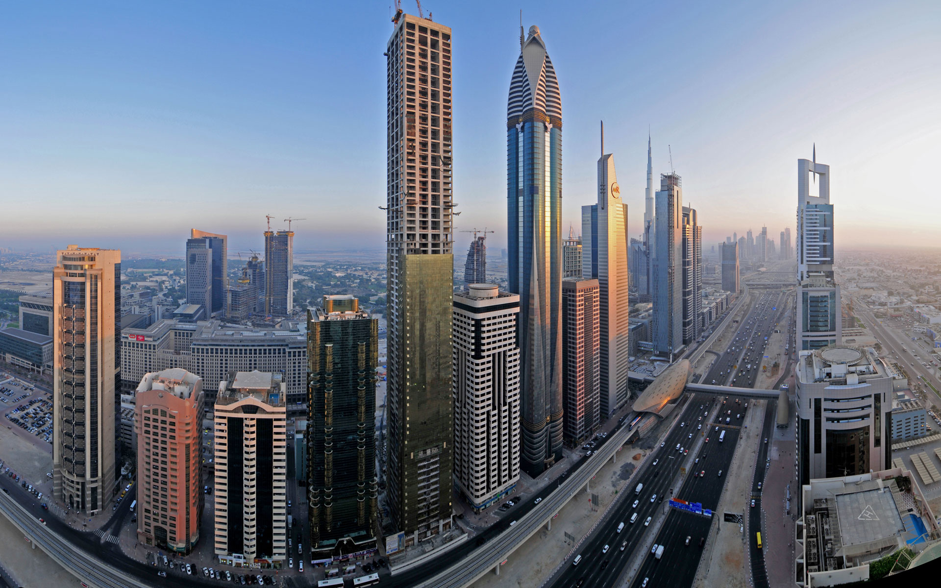 Downtown Dubai Widescreen Wallpaper HD