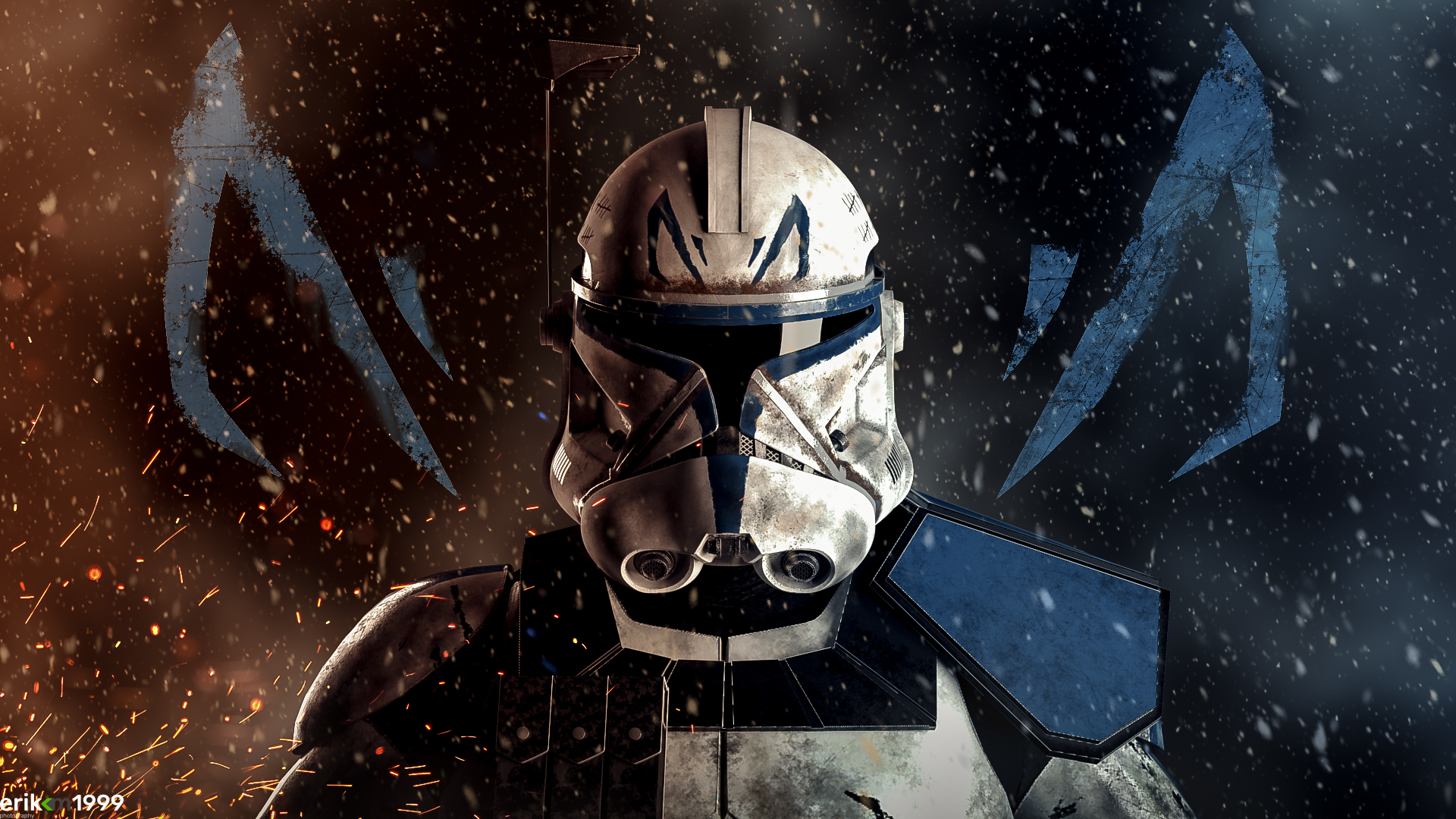 Captain Rex Joins The Battle HD Wallpaper Background Image