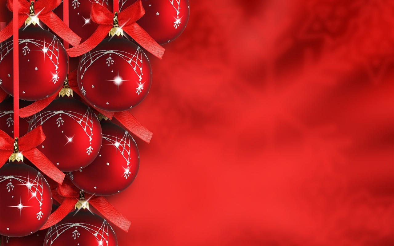 Background Red Christmas Background Wallpaper