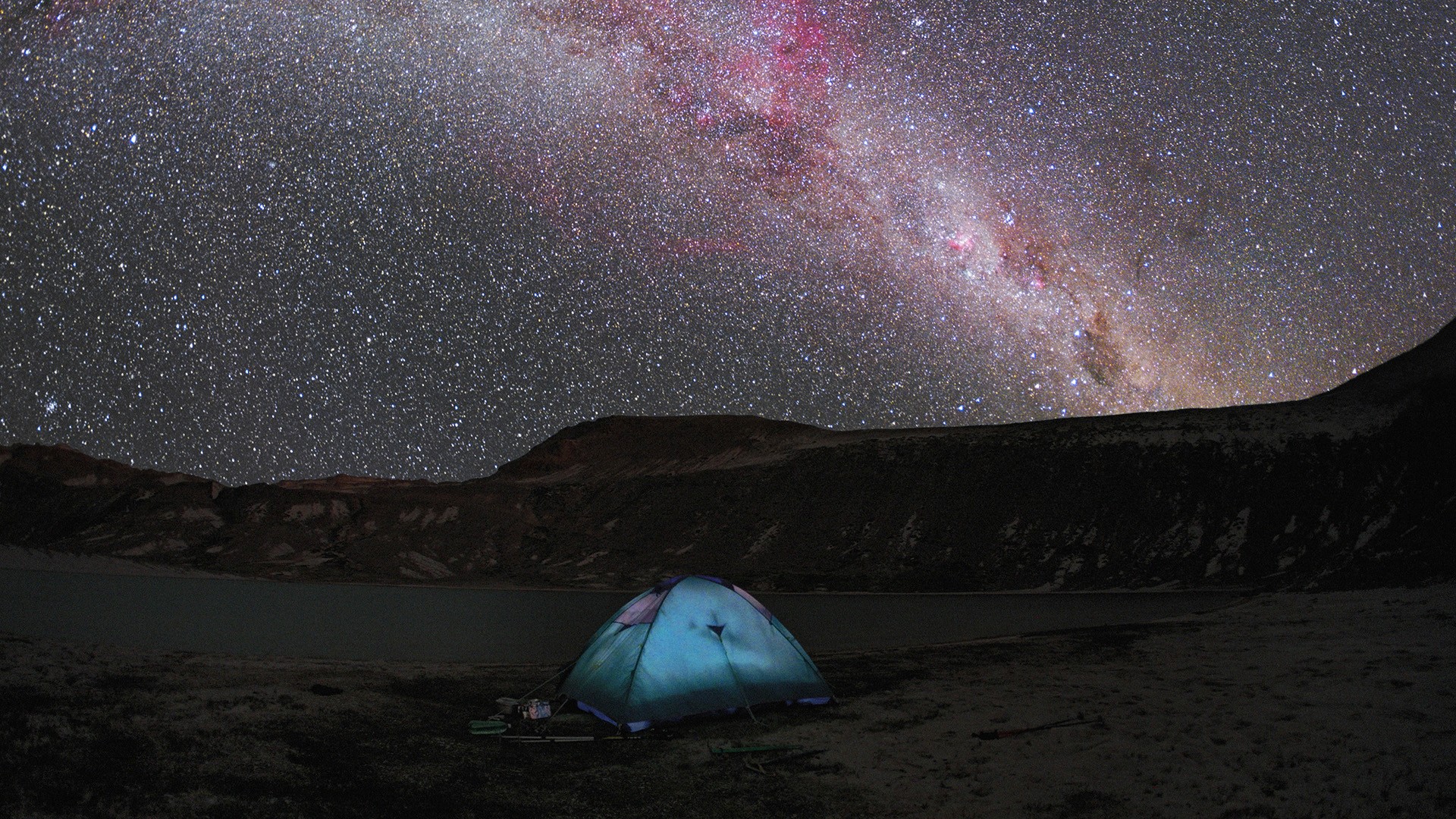 wallpaperwiki Camp camping galaxy milky way night tent PIC 1920x1080