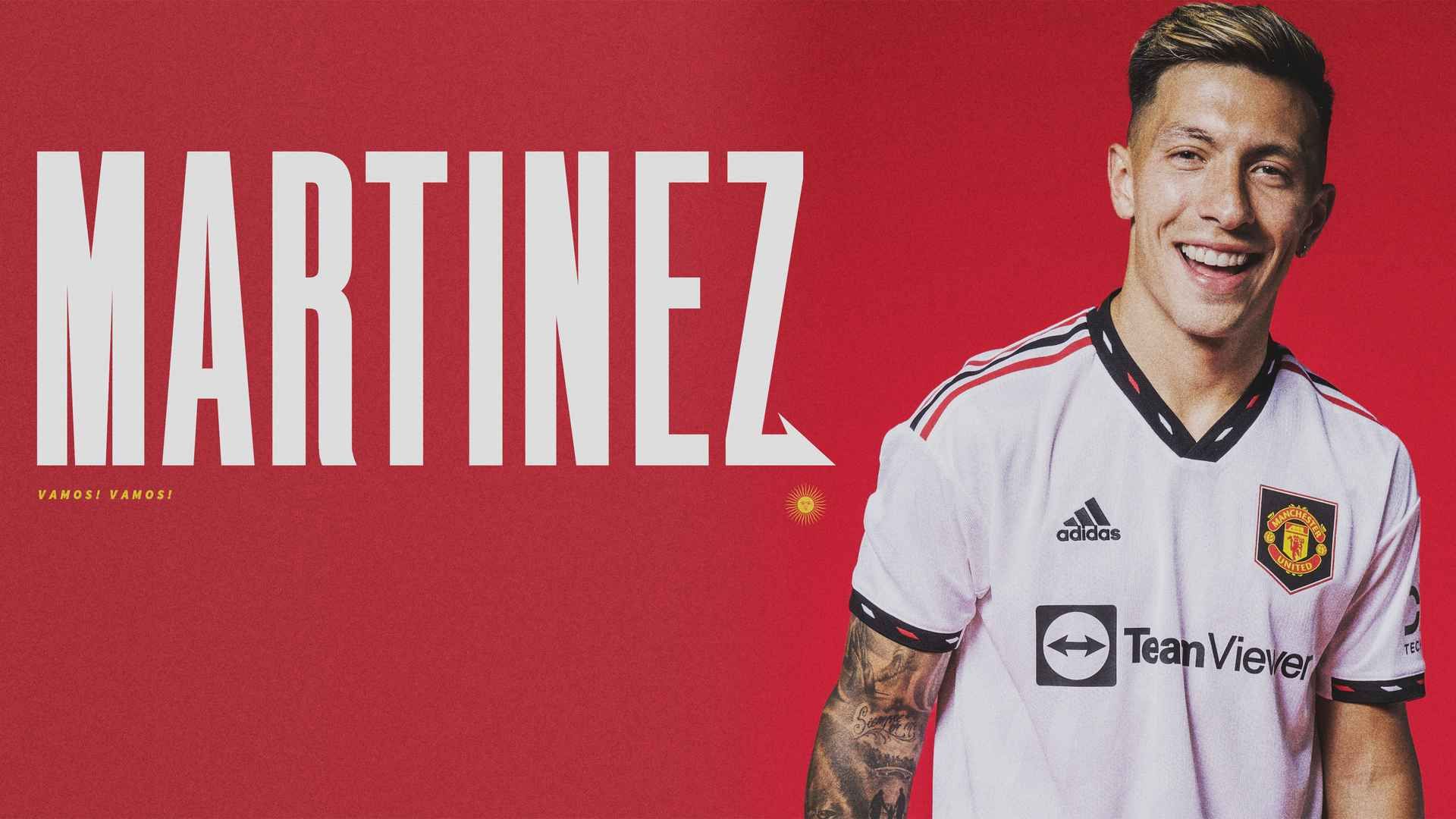 Lisandro Martinez signs for Manchester United