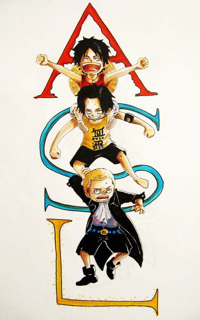 One Piece Asl By Grimmjou In Ace And Luffy
