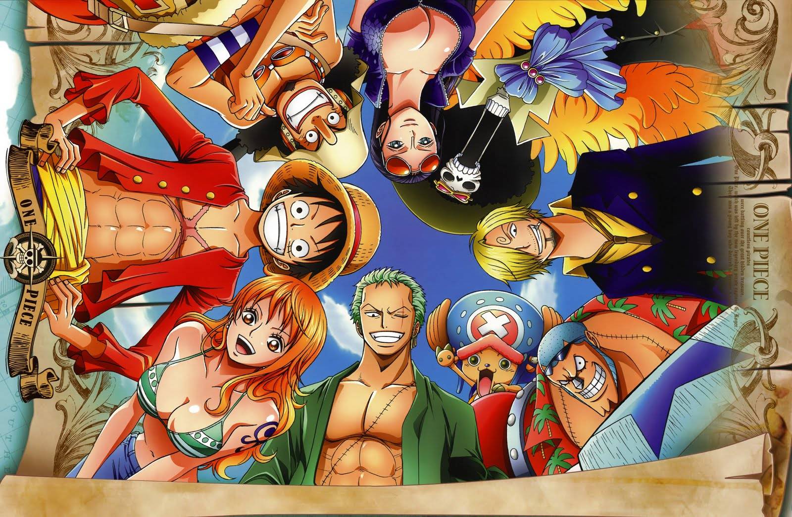 Straw Hat Pirates Wallpaper Top