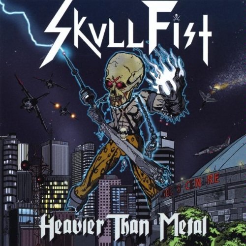 Metal Album Cover Skull Fist Heavier Than Cd