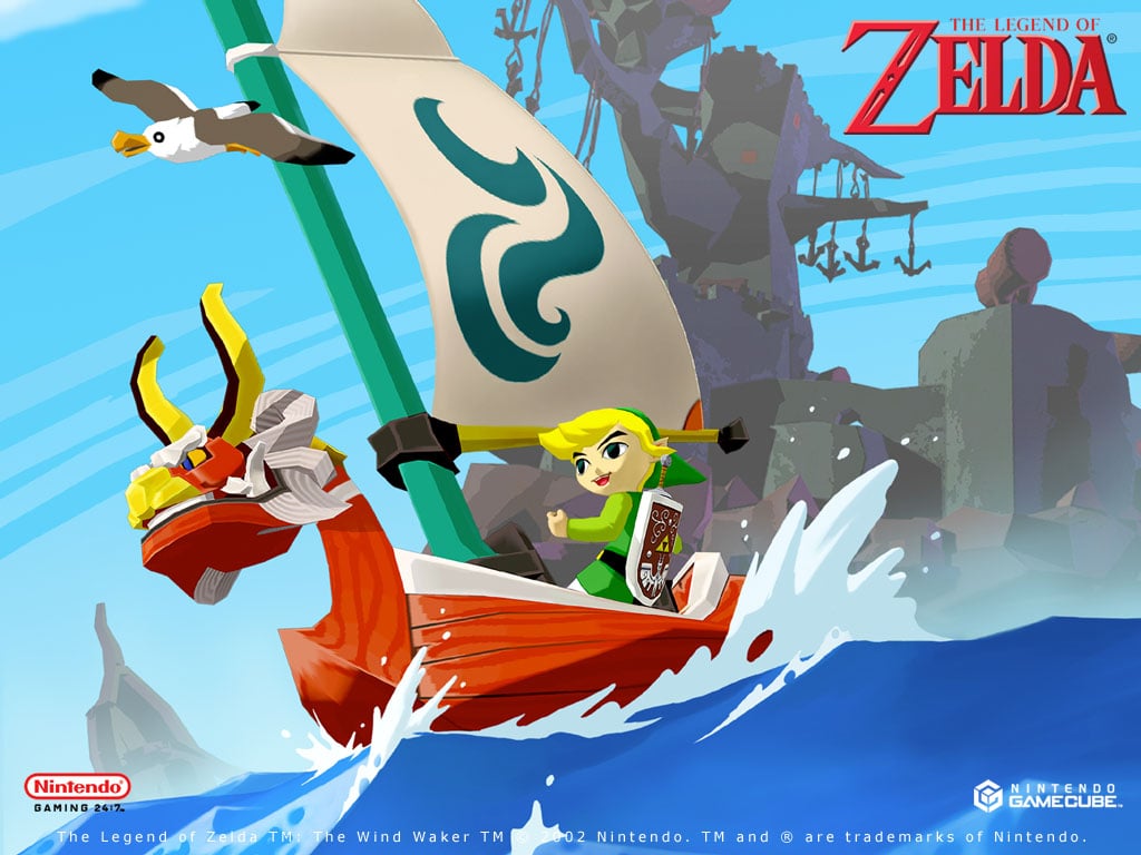 Zelda The Wind Waker   Official Wallpapers Desktops Backgrounds
