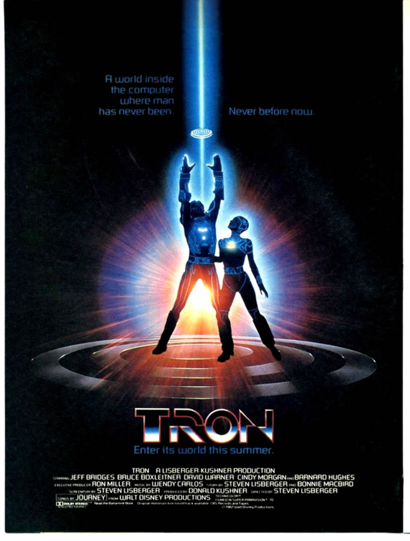 Tron Sci Fi Movie Posters Wallpaper Image