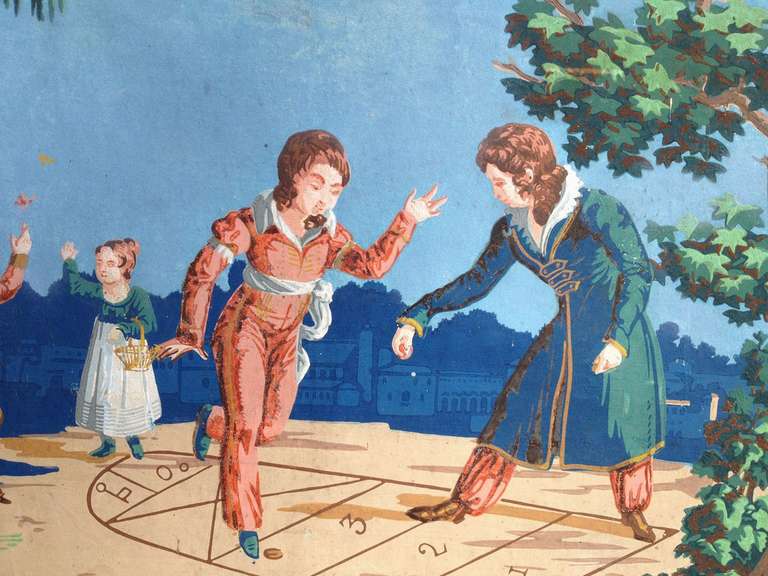 19th Century Jean Zuber Et Cie Wallpaper Mural Block Printed Image
