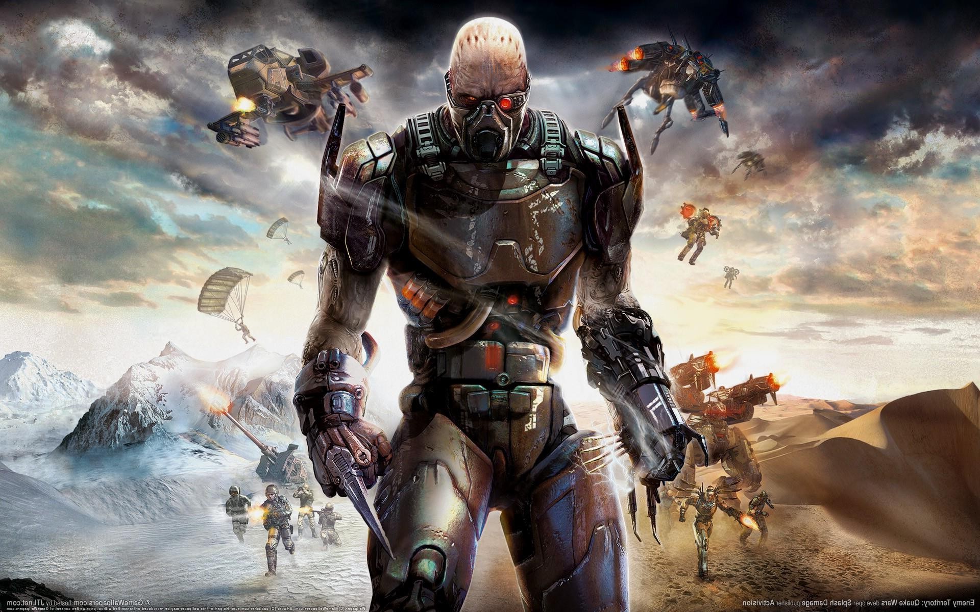 Video Games Quake Strogg Enemy Territory Wars Wallpaper