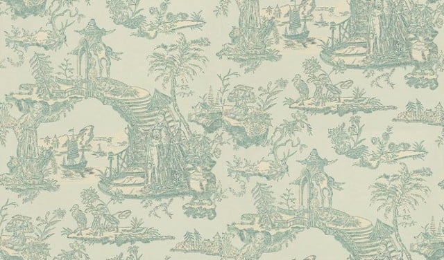 Oriental Toile   Wallpaper   by Wallpaperdirect