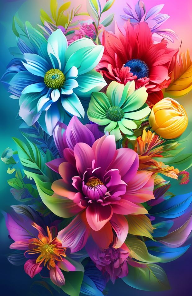 3d Flower Wallpaper