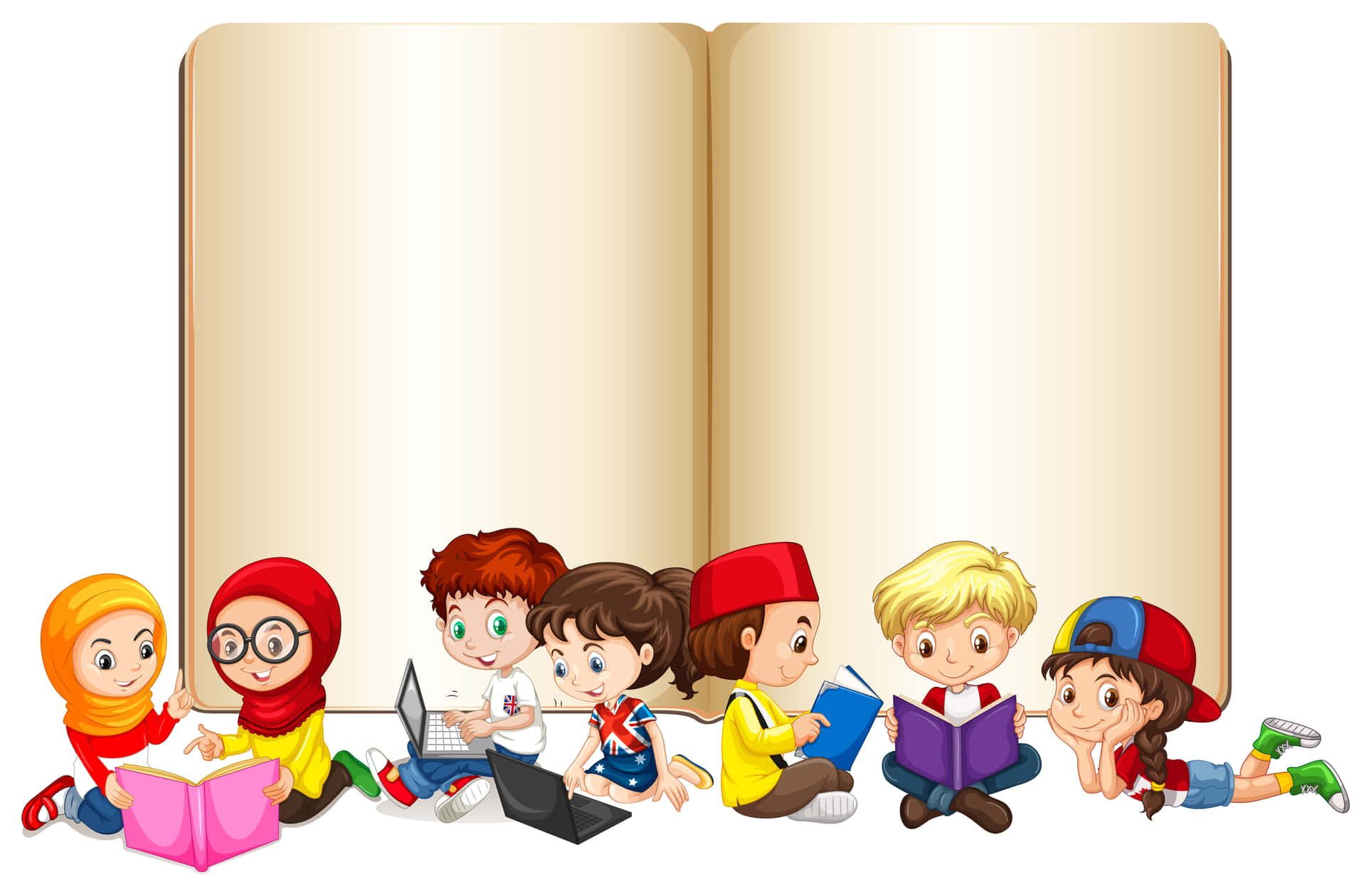 Reading Background Wallpaper