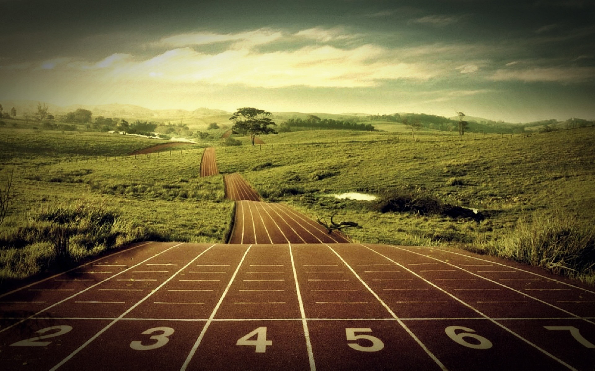 Running Track Wallpaper Endless