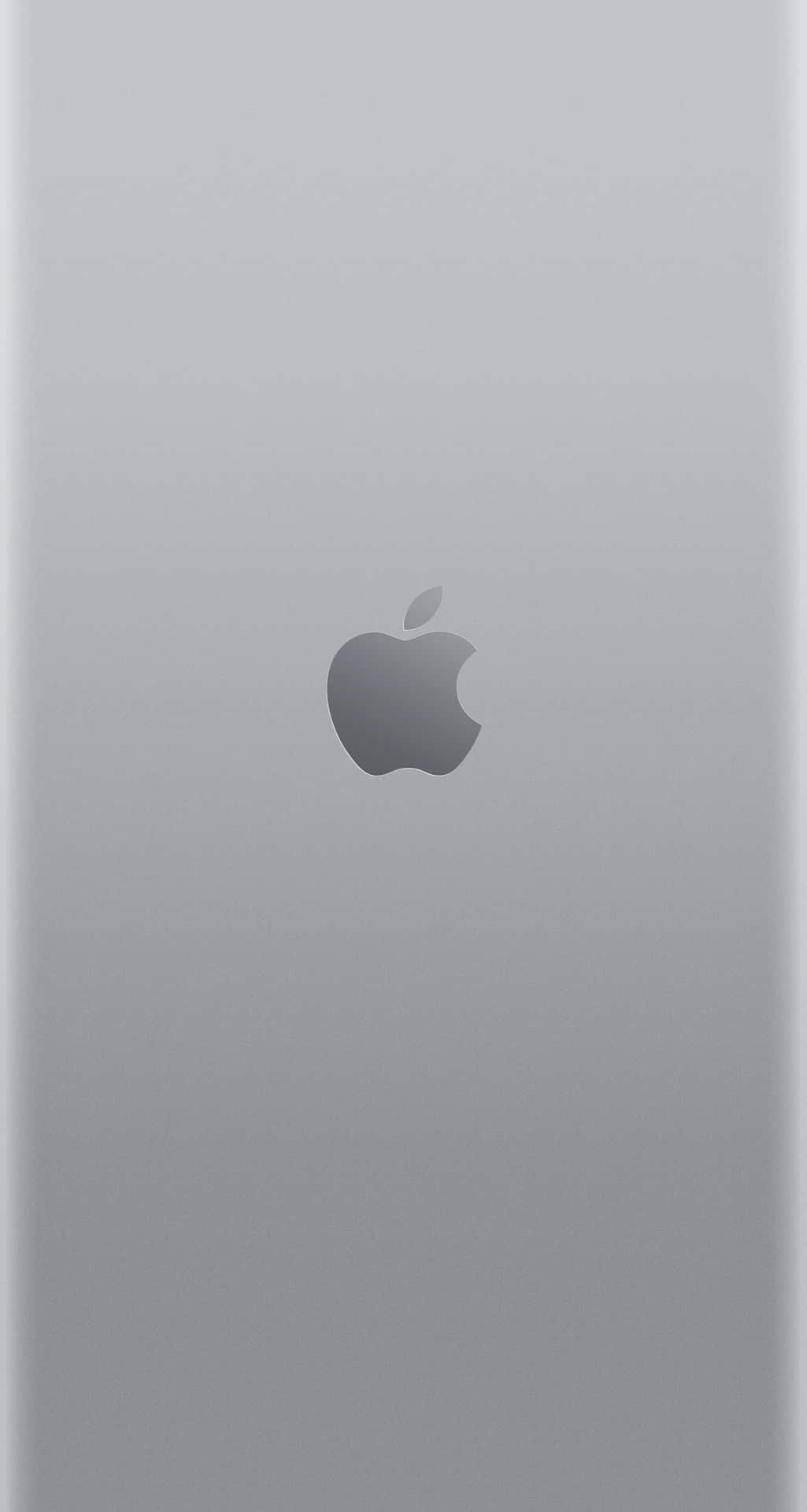 Apple Logo Illuminated Against The iPhone X Wallpaper