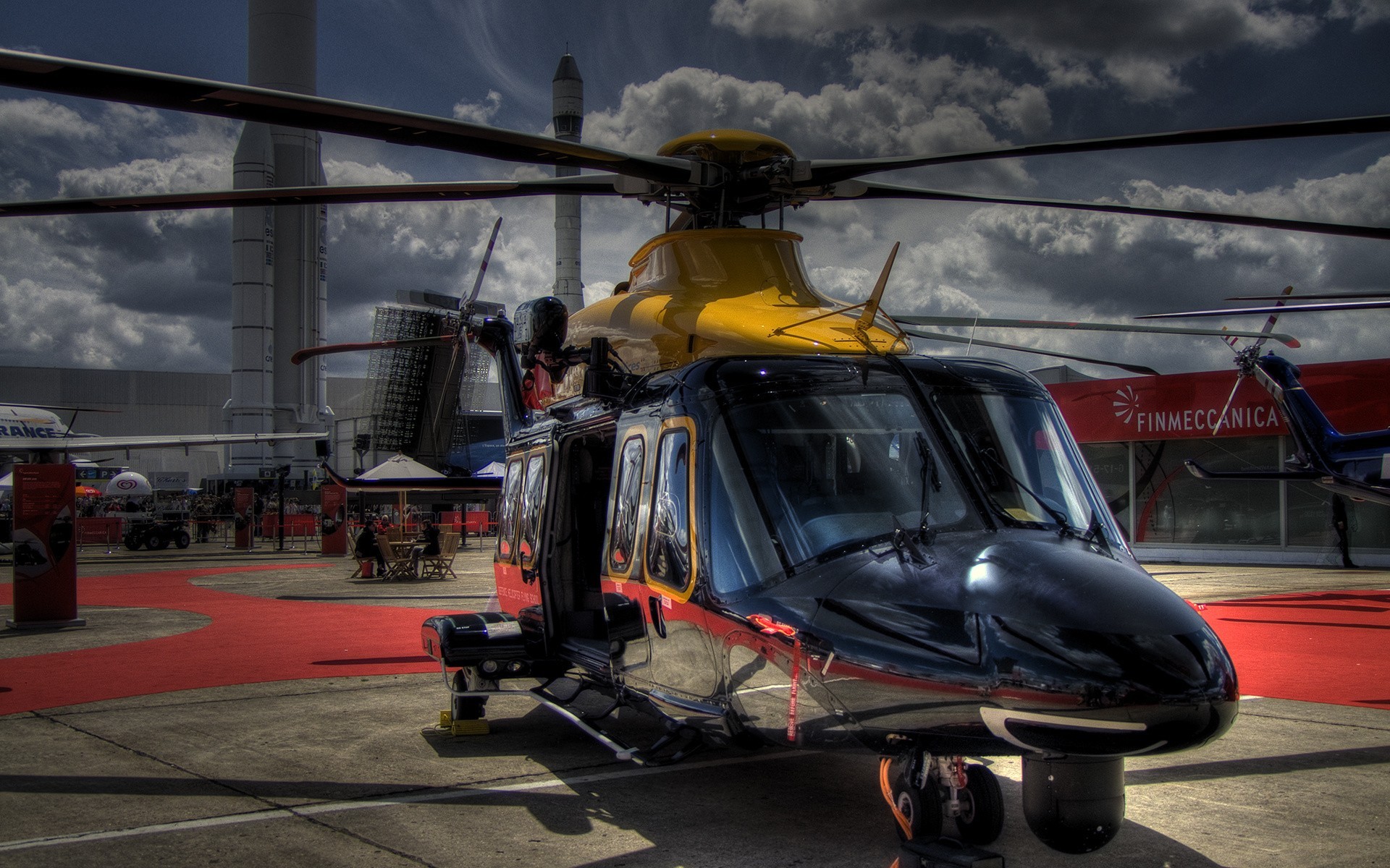 Wallpaper Helicopter HDr Agusta Agustawestland Aw109