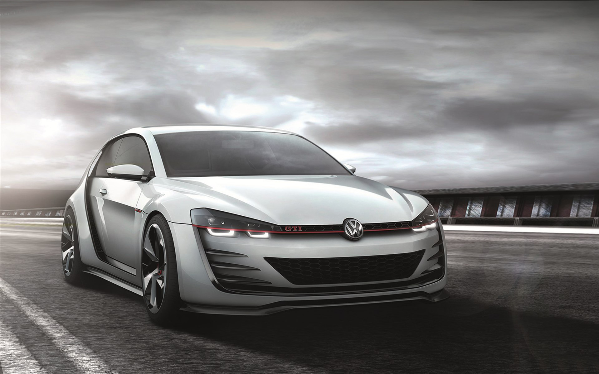 2013 Volkswagen Design Vision GTI Concept Wallpaper HD Car