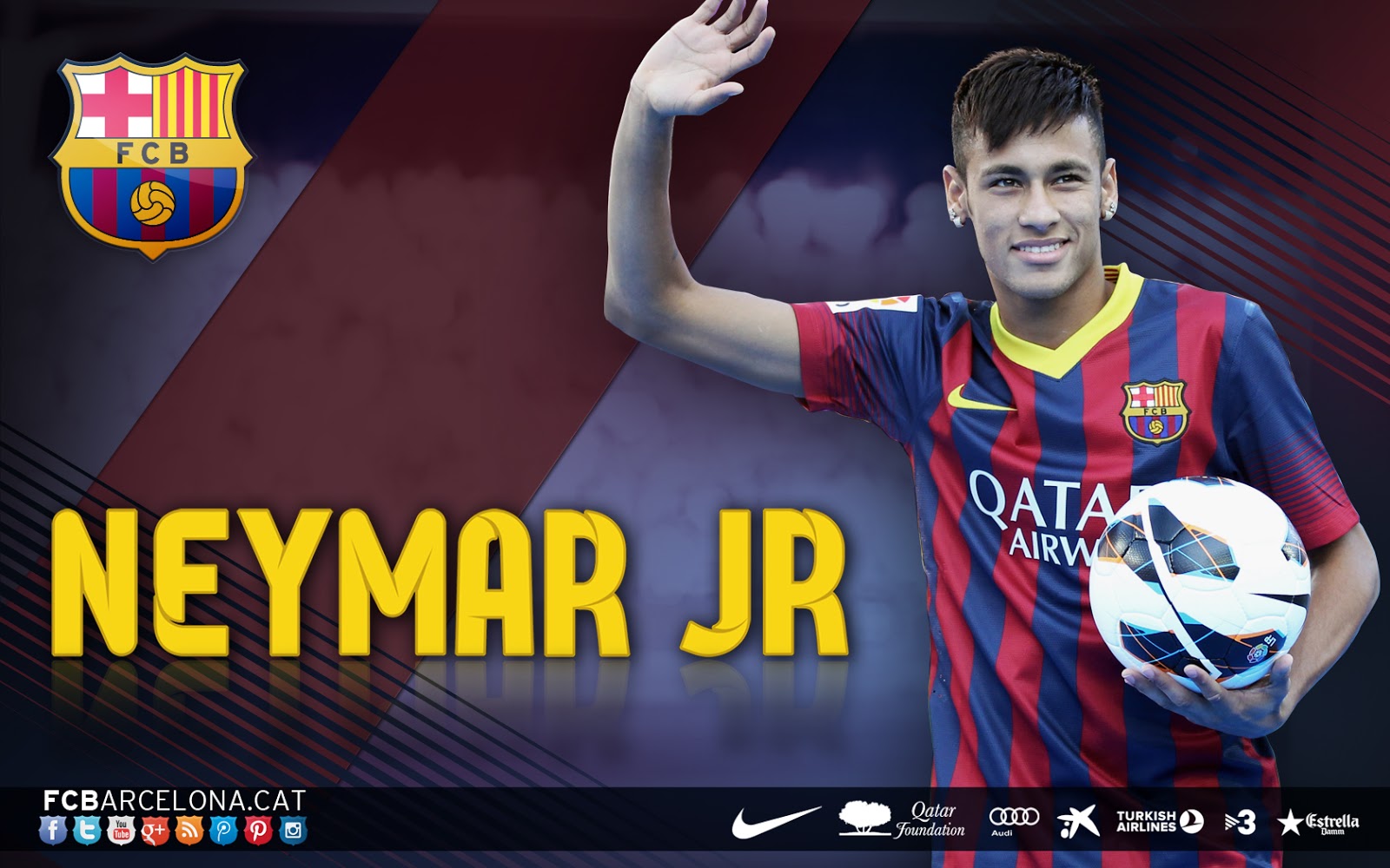 Neymar Jr New Wallpaper Fc Barcelona HD