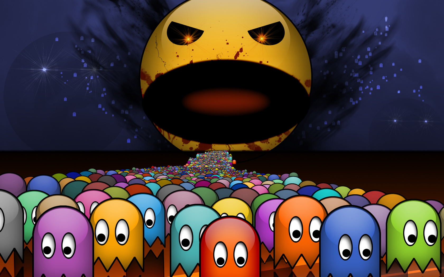 Pac Man HD Wallpaper On