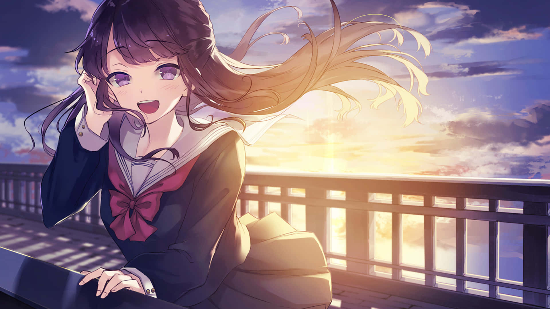 School Girl Wallpaper