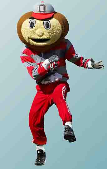 Ohio State Mascot Brutus The Buckeye Fathead