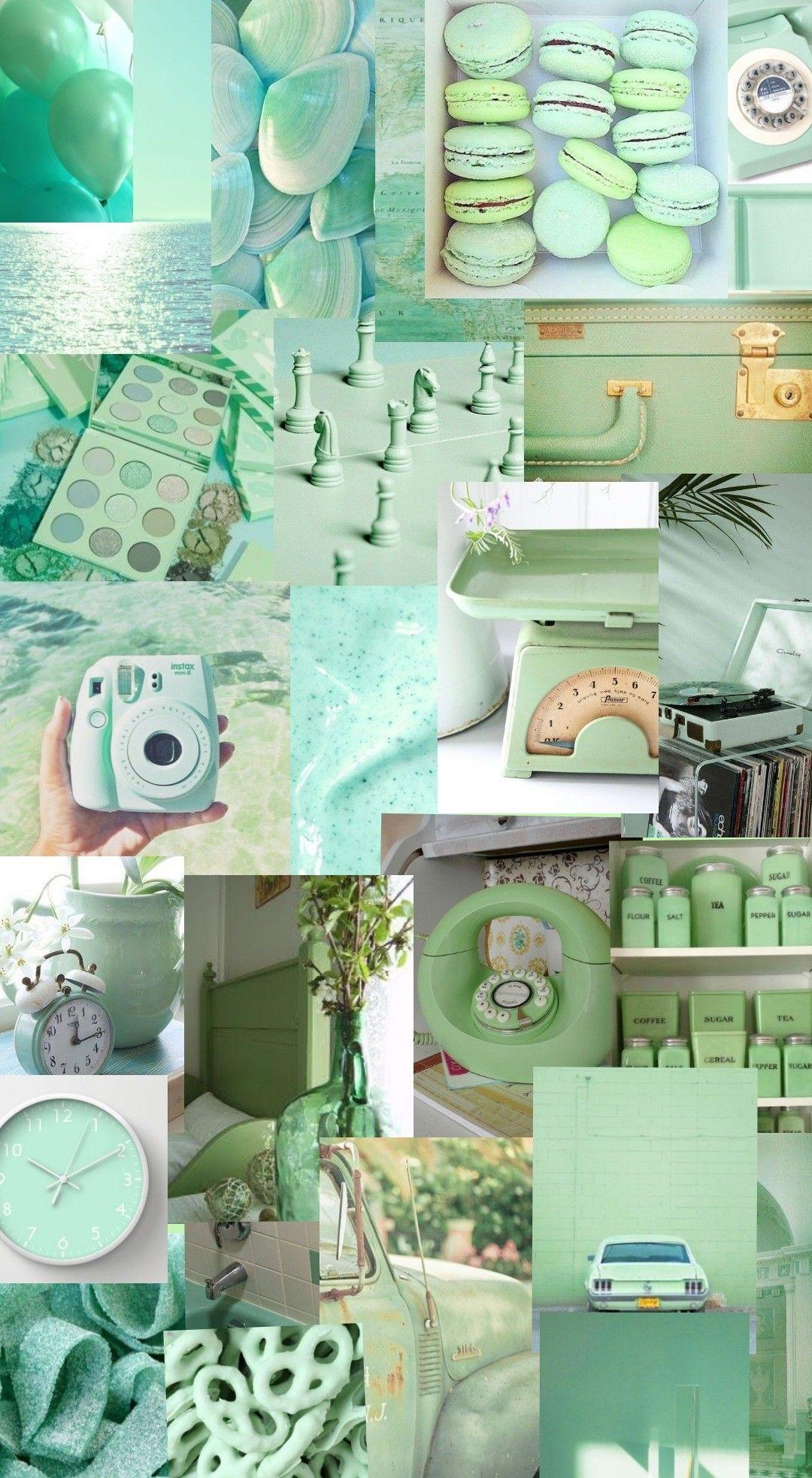 pastel green wallpaper Green wallpaper Mint green wallpaper