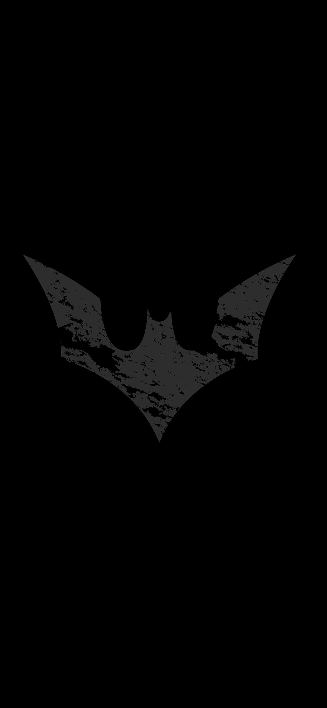 Batman Logo on Black on Sure Strip Wallpaper - All 4 Walls Wallpaper