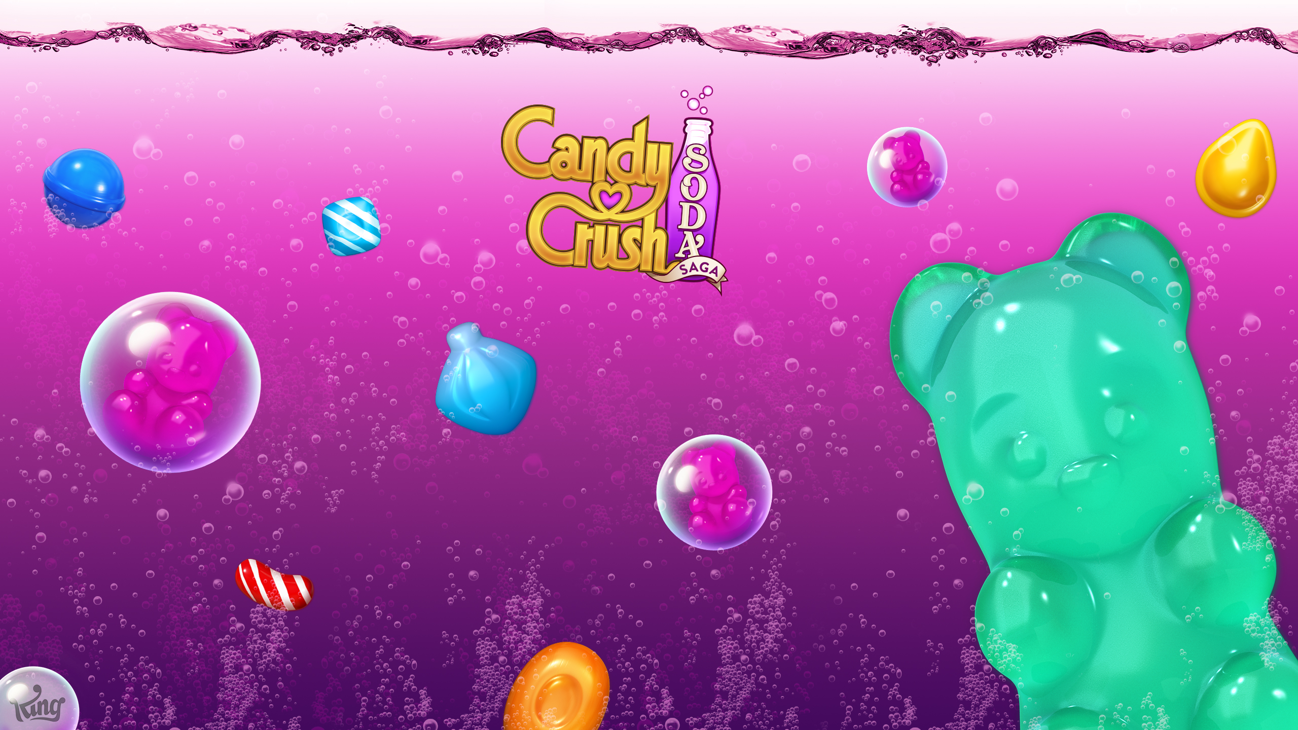 Candy Crush Soda Saga Wallpaper King