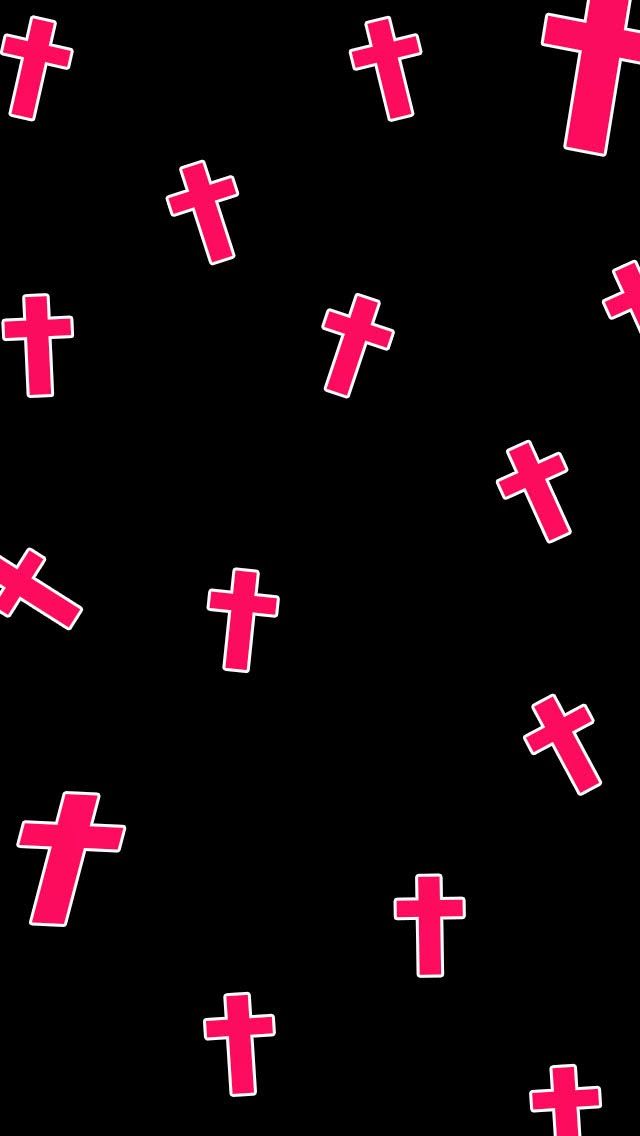 Girly Crosses Wallpaper
