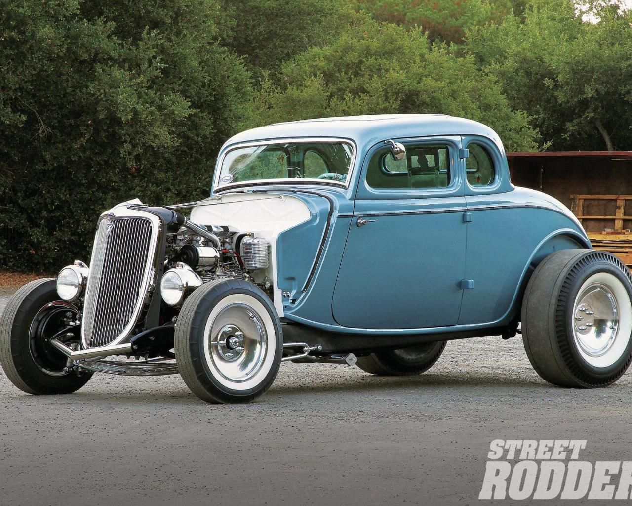 Hot Rod Coupe Wallpaper HD
