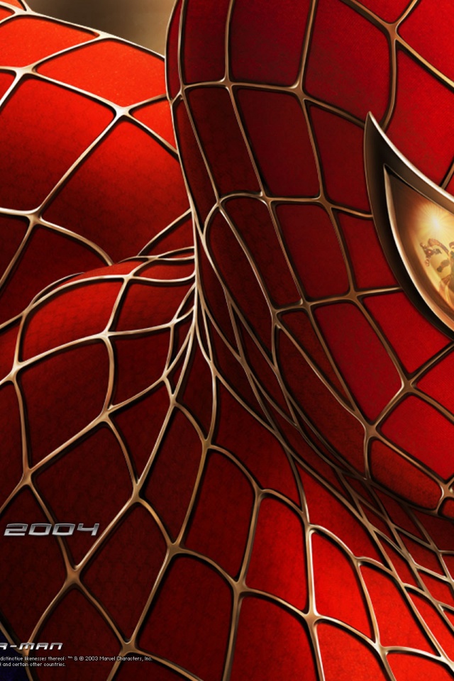 Spiderman Face iPhone Wallpaper