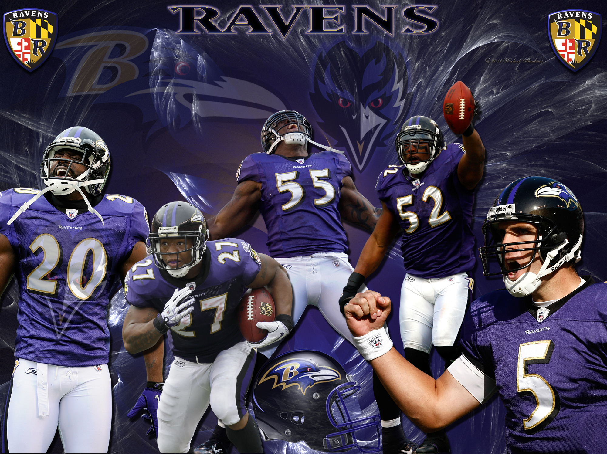 Baltimore Ravens HD Background Wallpaper