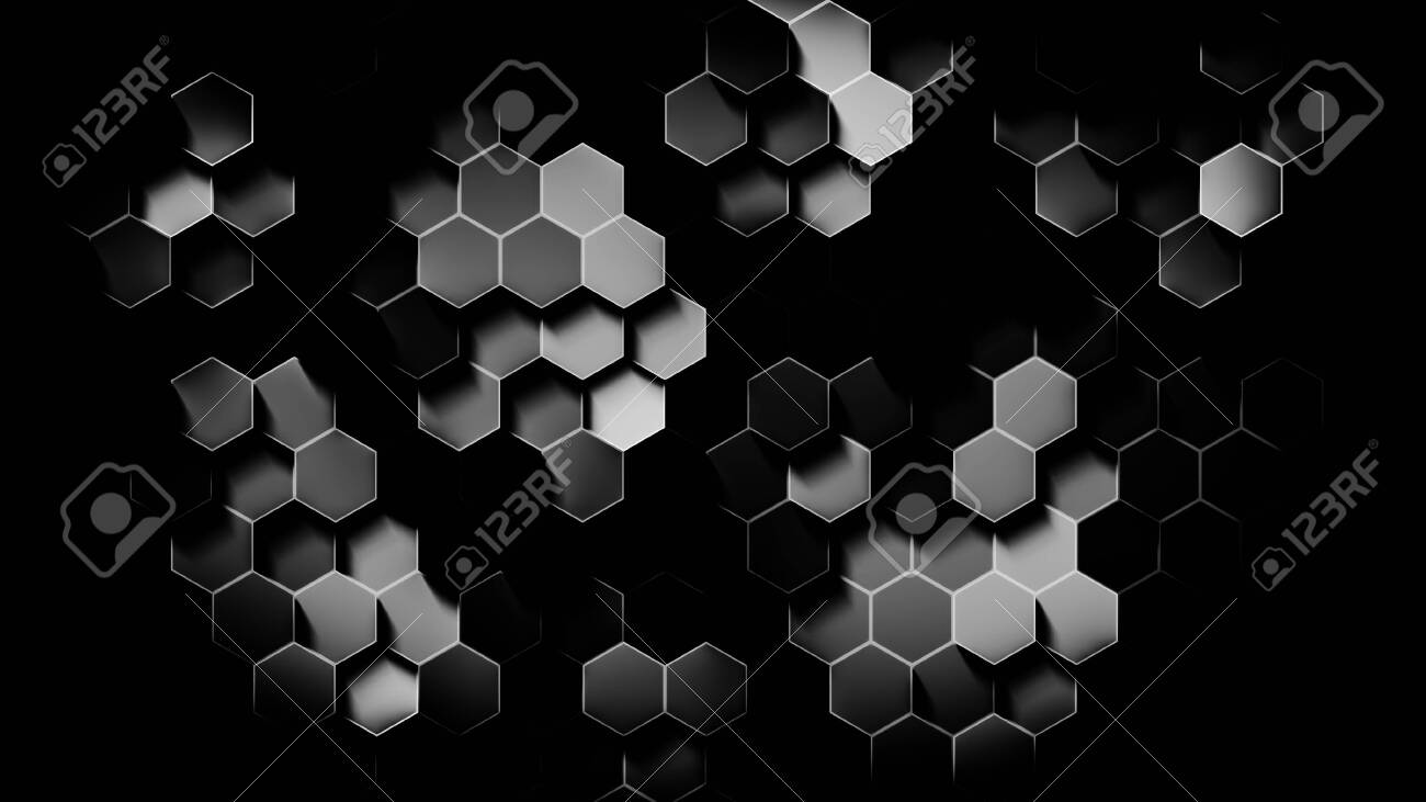 🔥 [18+] Black and White Hexagon Wallpapers | WallpaperSafari