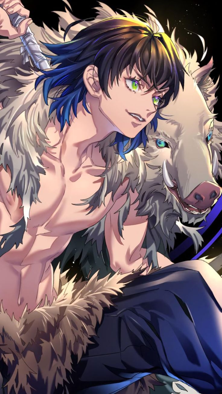 Inosuke Hashibira Demon Slayer Wallpaper 4k Ultra Anda 8k