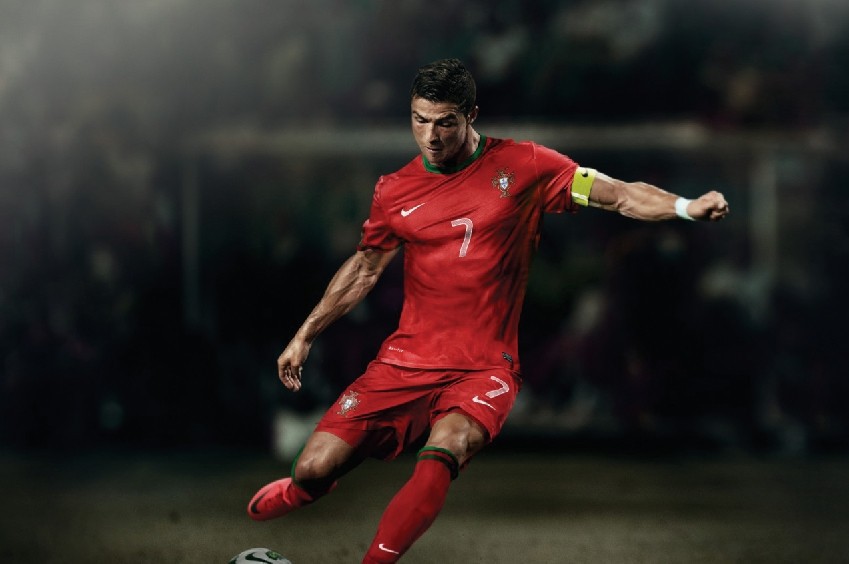 Shipping X36 Inch Wallpaper Cristiano Ronaldo Poster Custom