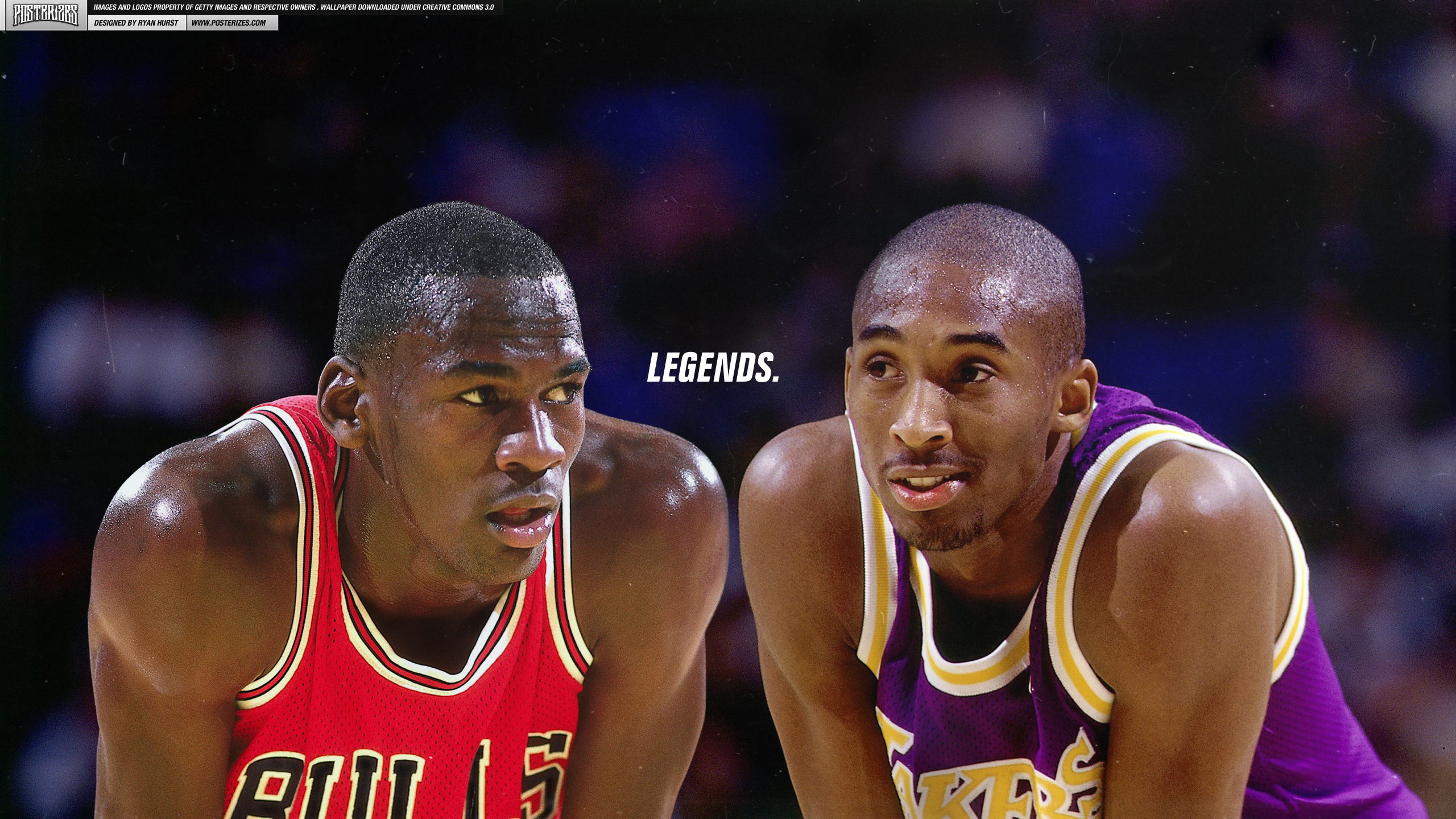 Kobe Bryant Michael Jordan Legends Wallpaper Posterizes