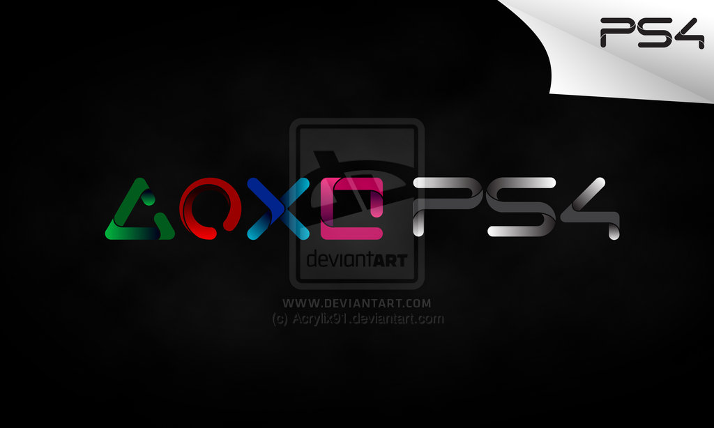PS4 Logo Wallpaper by Acrylix91 on