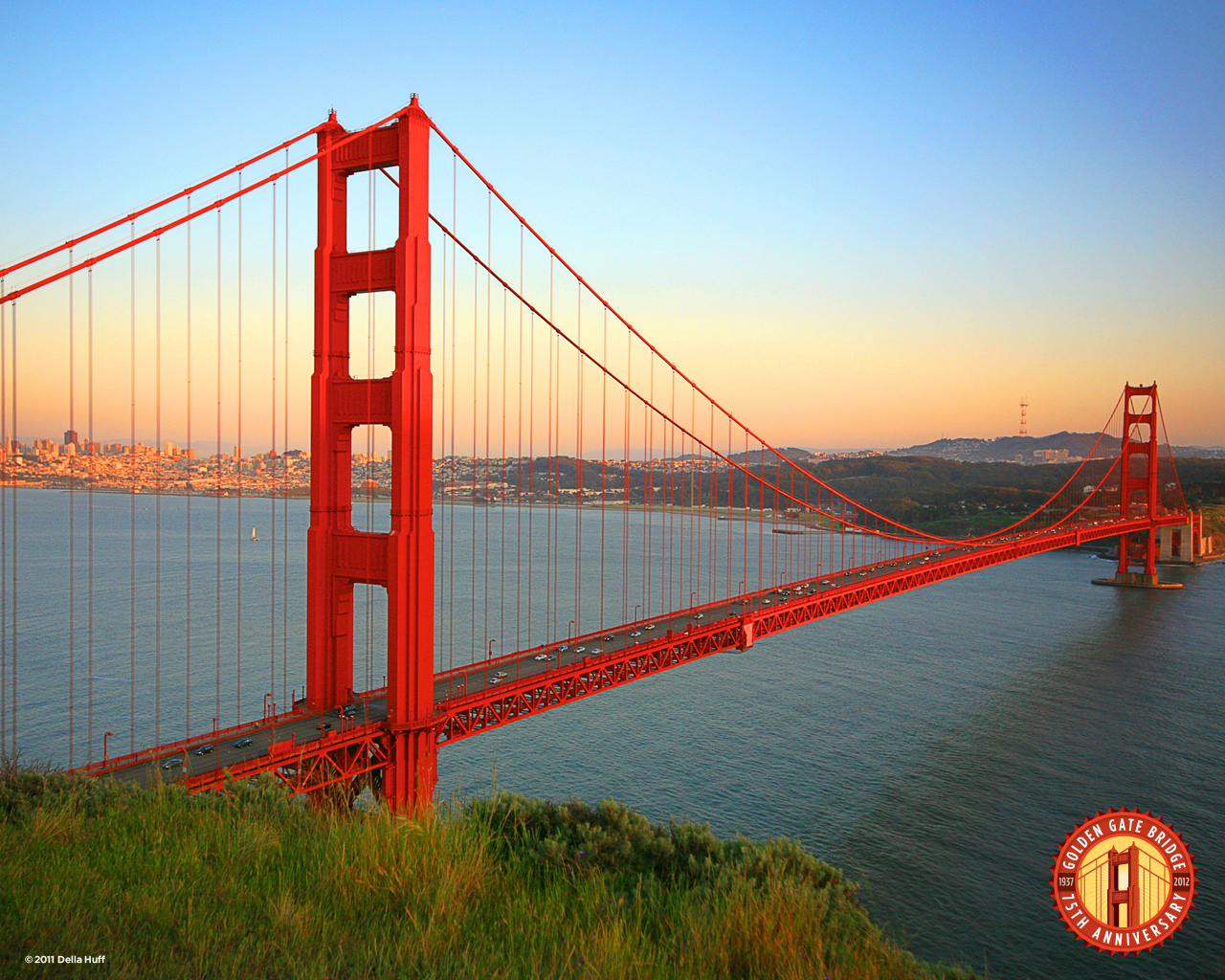 Wallpaper Golden Gate Bridge 75th Anniversary